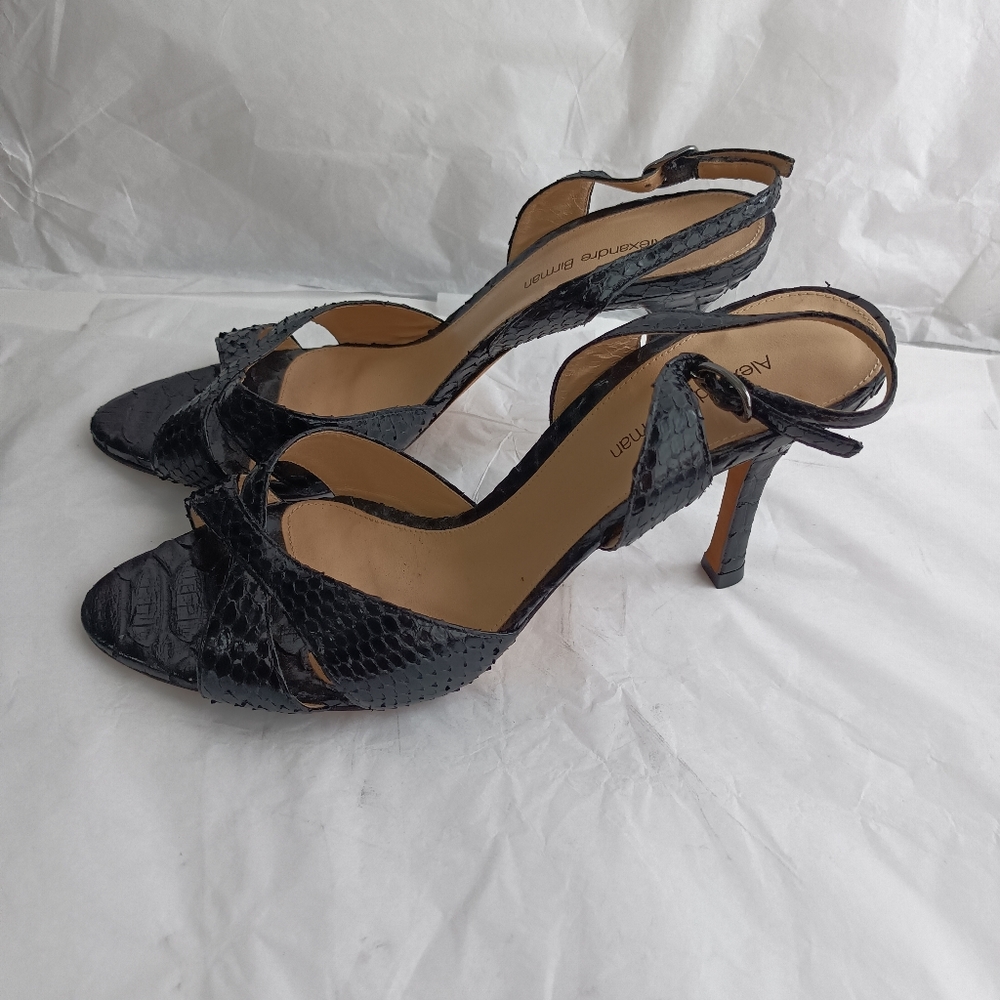 Alexandre Birman Python Snake Heeled Sandals 9 - image 6